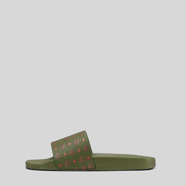 MCM Women's Monogram Slides in Visetos