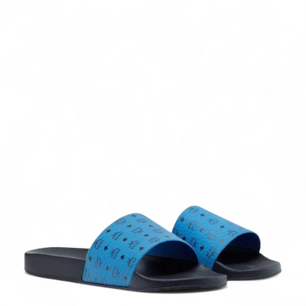 MCM Men's Visetos Rubber Slides
