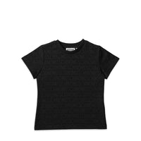 Moschino Kids All Over Text Logo T-Shirt
