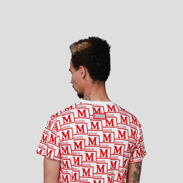 MDB Couture Men's Woven Monogram T-Shirt