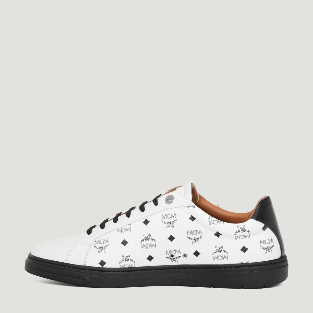 MCM Men's Terrain Lo Color Block Sneakers in Visetos