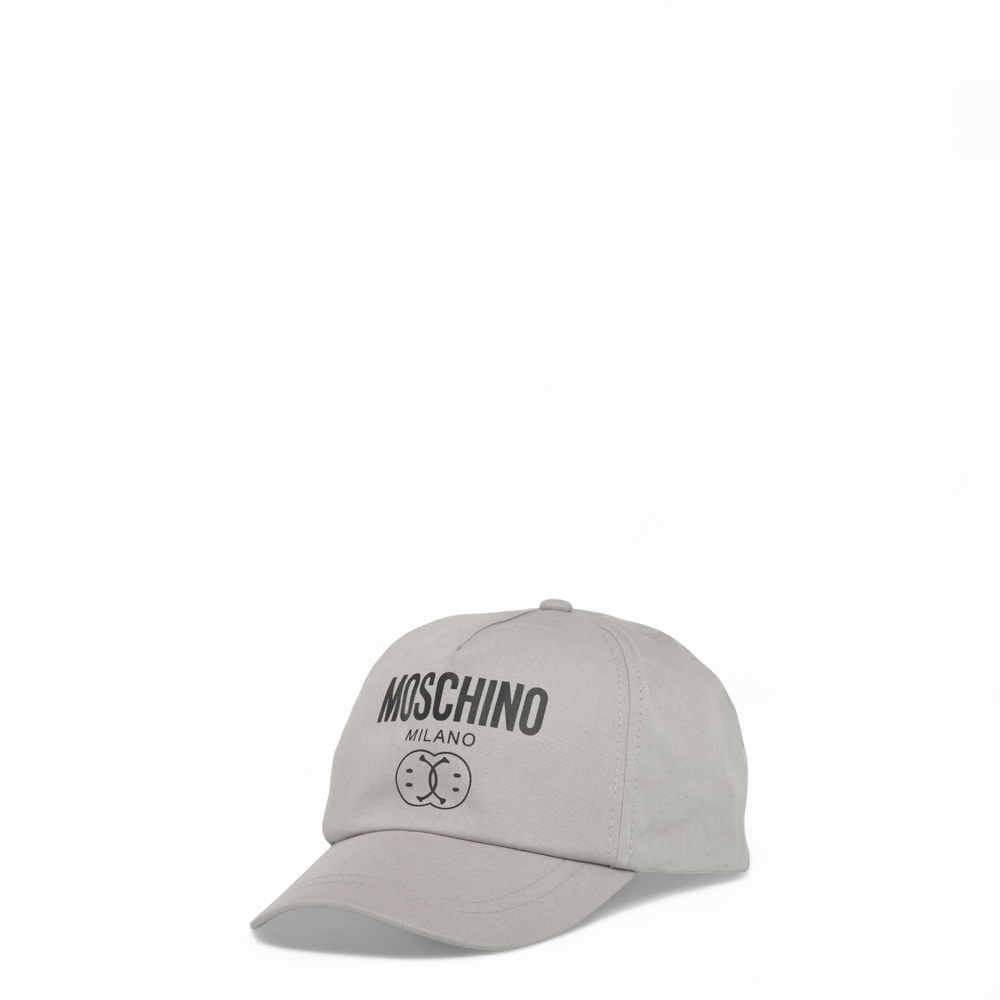 Moschino Kids Double Smiley Milano Logo Adjustable Cap