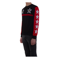 MDB Couture  Men's M-Star Crewneck Sweatshirt - Black