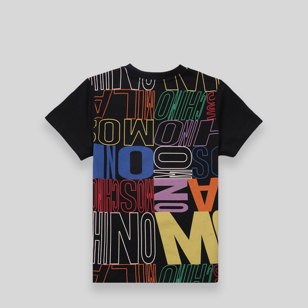 Moschino Kids Graphic Multi-Logo T-Shirt
