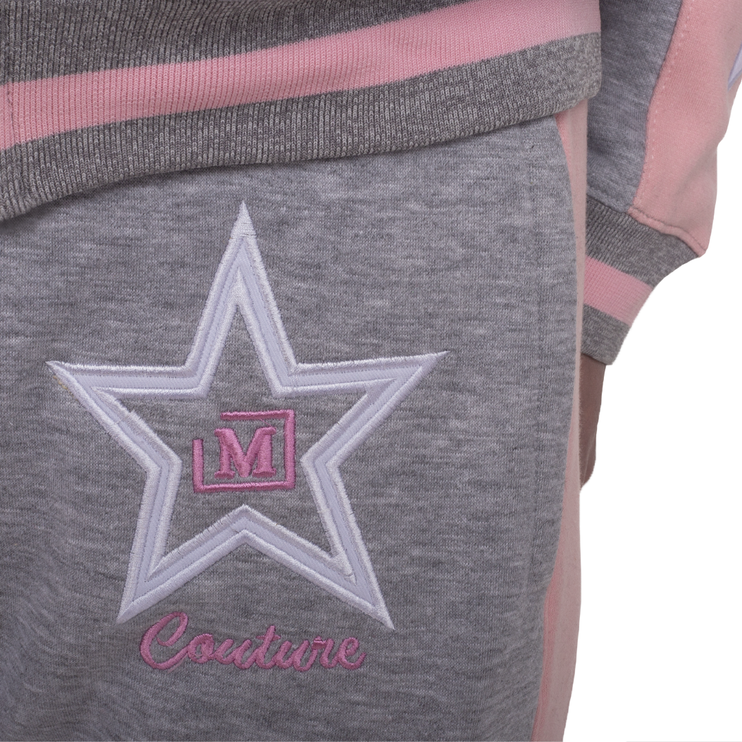 MDB Clearance Women's M-Star Fur Hooded Fleece Sweatsuit