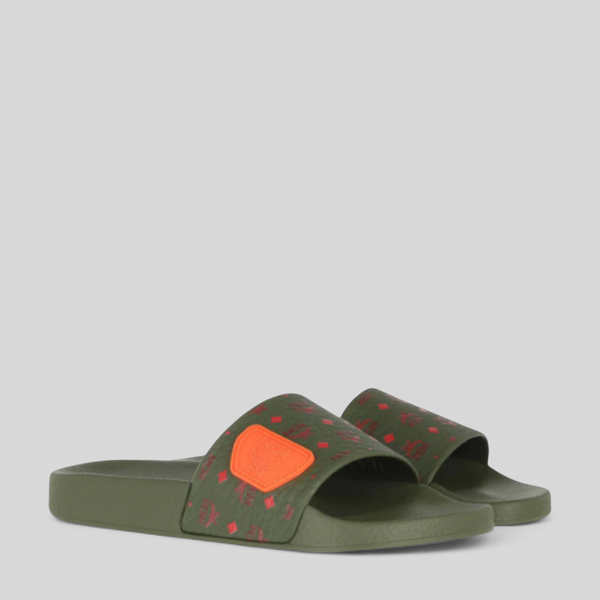 MCM Women's Monogram Slides in Visetos