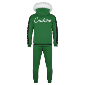 MDB Couture Men's M-Star Fur Hooded Sweatsuit