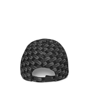 Bally Men's Printed Denim Baseball Cap