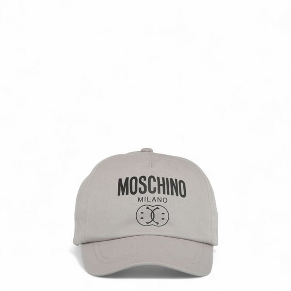 Moschino Kids Double Smiley Milano Logo Adjustable Cap