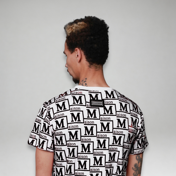 MDB Couture Men's Woven Monogram T-Shirt