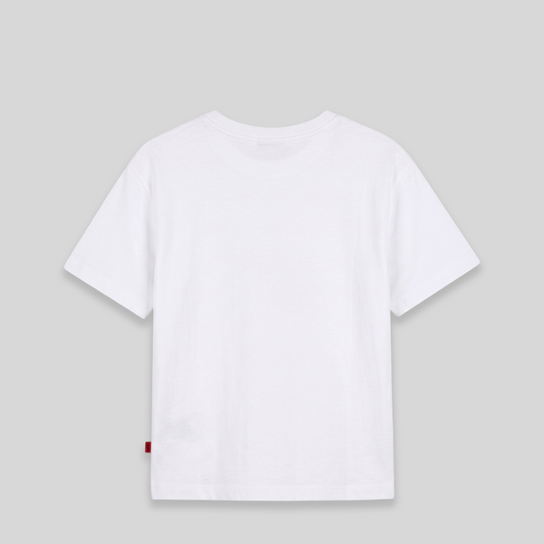 Hugo by Hugo Boss Kids 'Flow State' Iridescent Logo Graphic T-Shirt