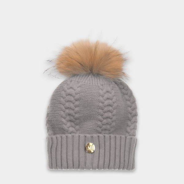 MDB Couture Women's Cable Knit Beanie