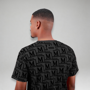 MDB Couture Men's Woven Monogram T-Shirt
