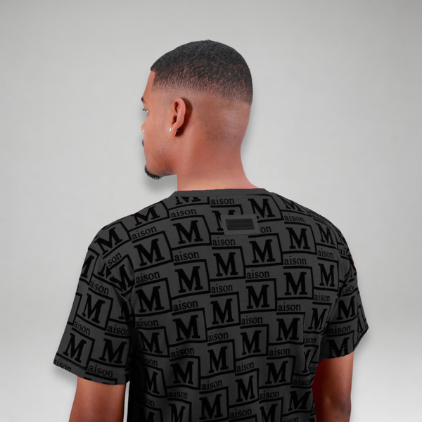 MDB Couture Men's Woven Monogram T-Shirt