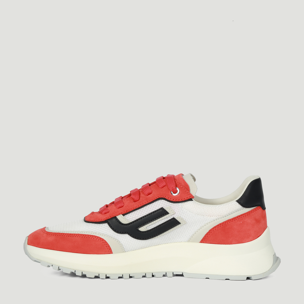 Bally Men's Demmy Leather and Fabric Sneakers