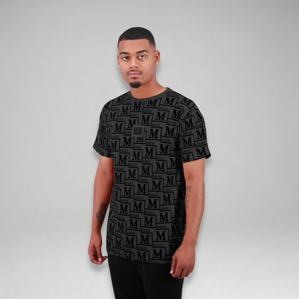 MDB Couture Men's Woven Monogram T-Shirt