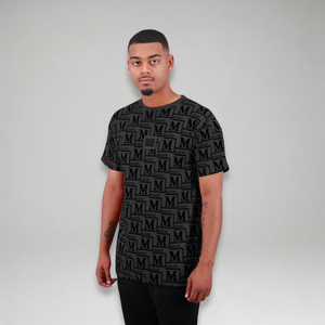 MDB Couture Men's Woven Monogram T-Shirt