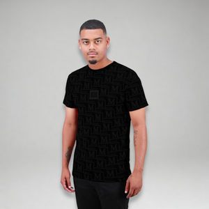MDB Couture Men's Woven Monogram T-Shirt