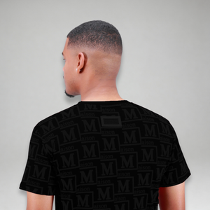 MDB Couture Men's Woven Monogram T-Shirt