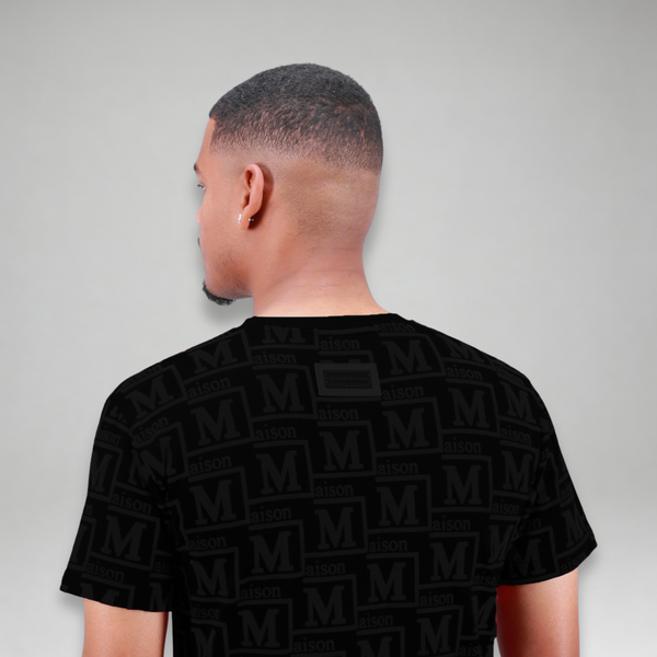 MDB Couture Men's Woven Monogram T-Shirt