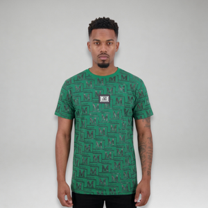 MDB Couture Men's Textured Monogram T-Shirt