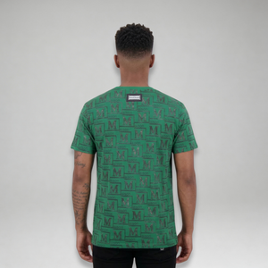 MDB Couture Men's Textured Monogram T-Shirt