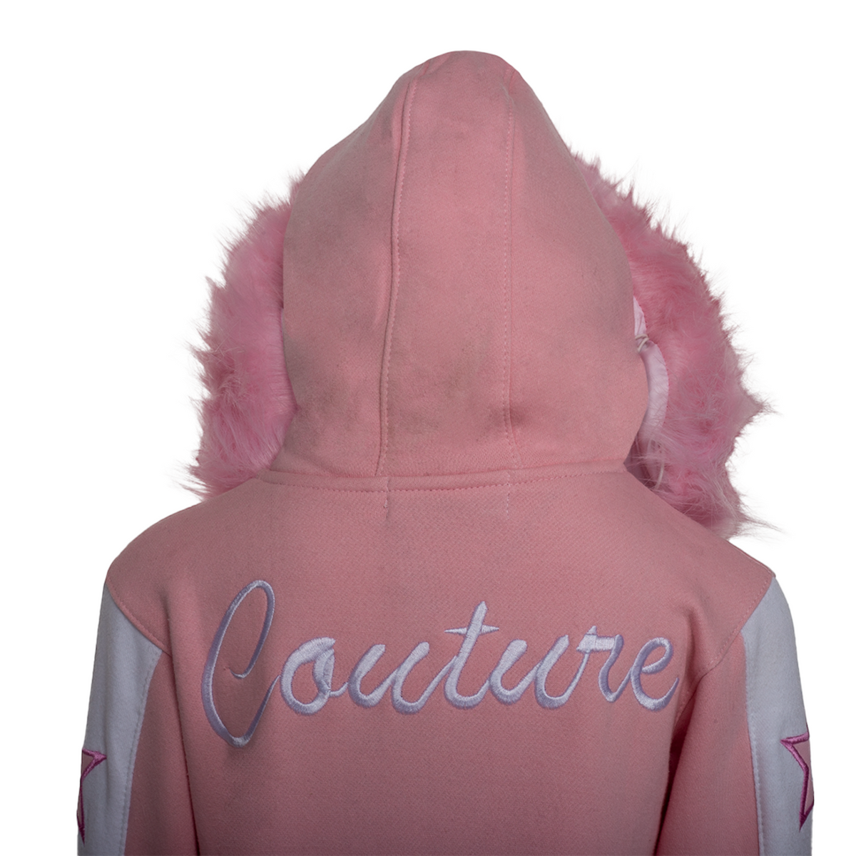 MDB Couture Kid's M-Star Fur Hooded Fleece Sweatsuit - Light