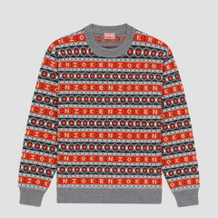 Kenzo Men's Merino Wool Jacquard Jumper Sweater