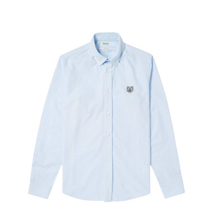 Kenzo Men's Tiger Patch Long Sleeve Woven Shirt