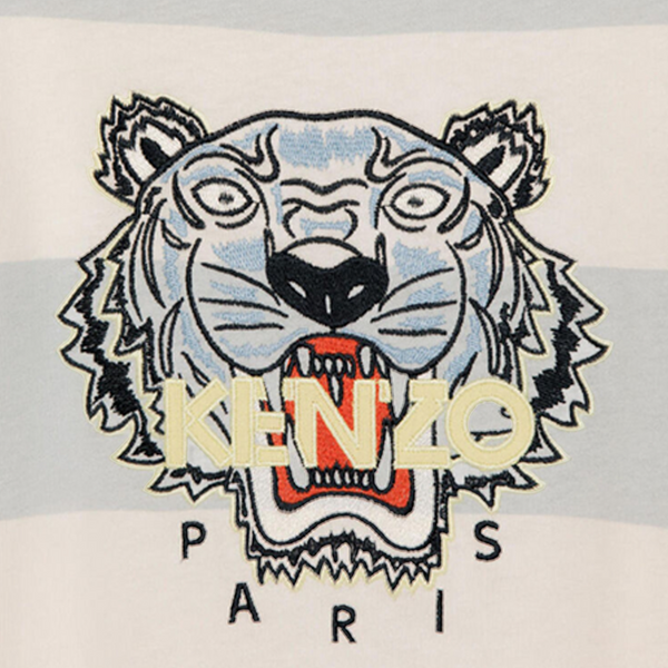 Kenzo Kids Striped Tiger T-Shirt