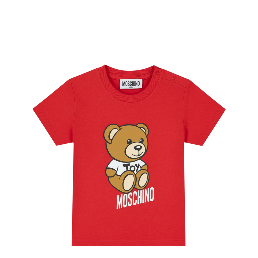 Moschino Kids Toddler's Bear Toy Logo T-Shirt