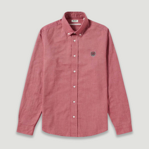 Kenzo Men's Tiger Patch Long Sleeve Woven Shirt