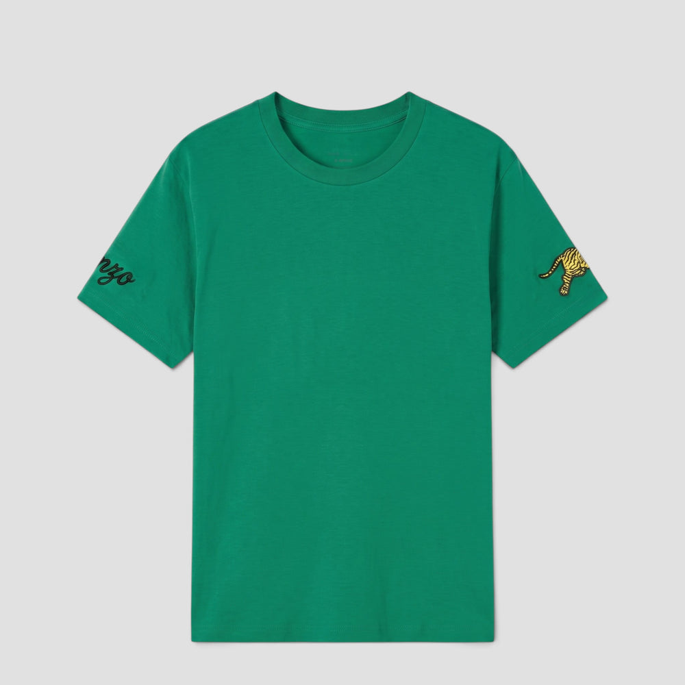 Kenzo Men's Jumping Tiger Patch Logo T-Shirt