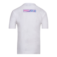 MDB Brand Kid's Swirl M T-Shirt - White