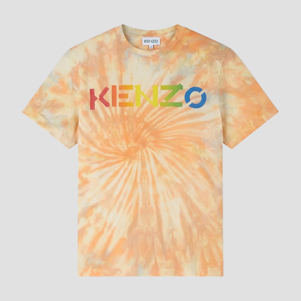 Kenzo Men's Tie Dye Logo Relaxed T-Shirt
