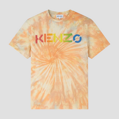 Kenzo Men's Tie Dye Logo Relaxed T-Shirt