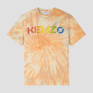 Kenzo Men's Tie Dye Logo Relaxed T-Shirt