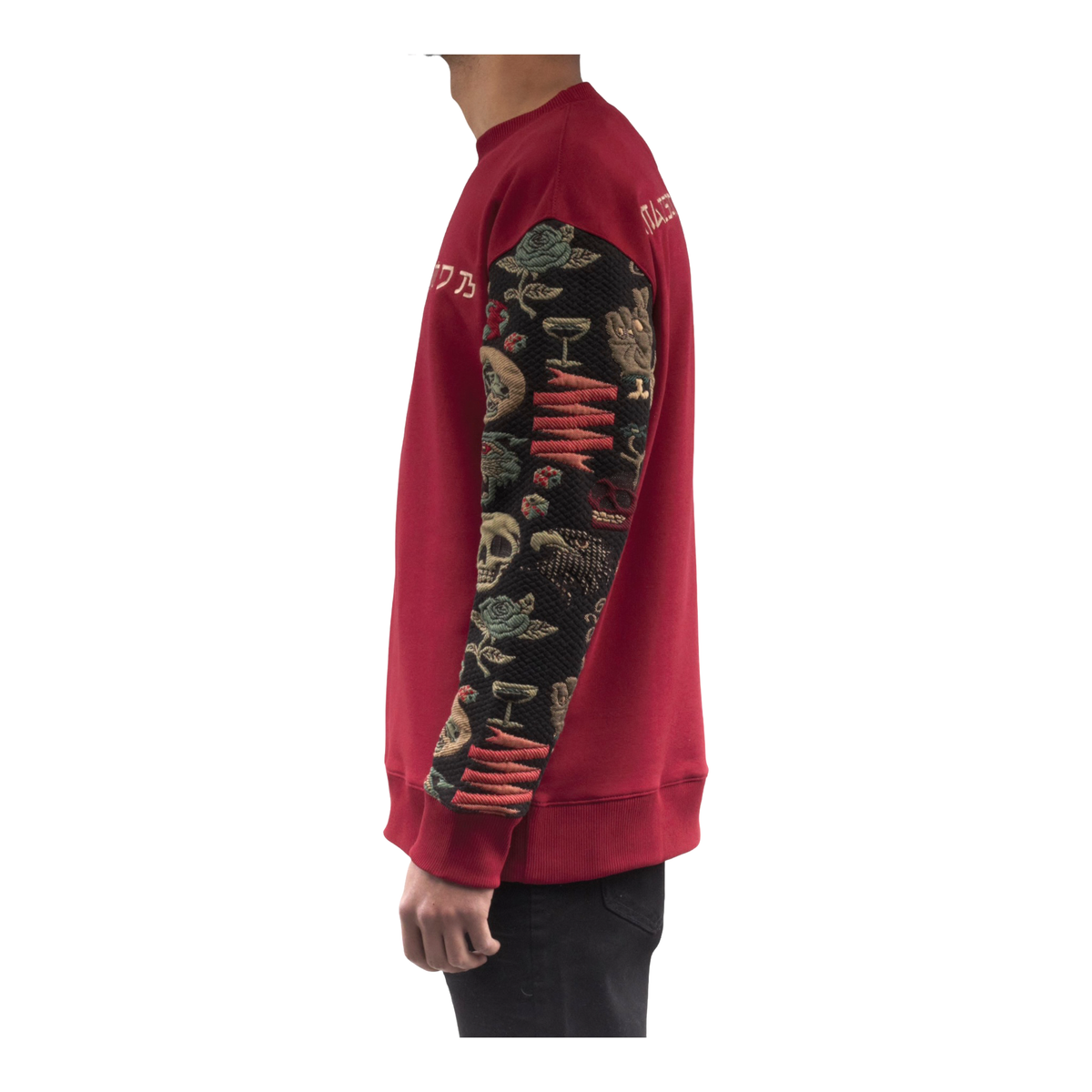 MDB Couture Gallery Threads Crew Neck Sweatshirt - Black Theme
