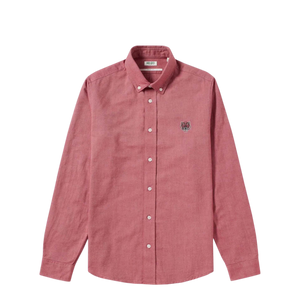 Kenzo Men's Tiger Patch Long Sleeve Woven Shirt