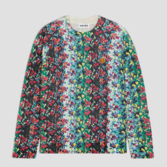 Kenzo Men's 'Blurred Flowers' Wool Jumper Sweater