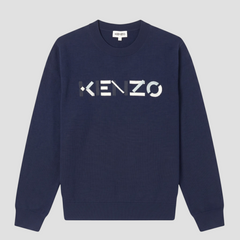 Kenzo Men's Woollen Embroidered Logo Sweater