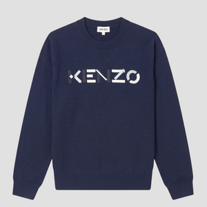 Kenzo Men's Woollen Embroidered Logo Sweater