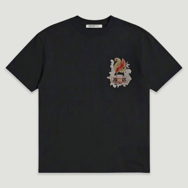 Blanc Kanvas 'Jacobean Paisley' Oversized T-Shirt