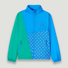 Kenzo Men's Medaillons Color Block Windbreaker Jacket