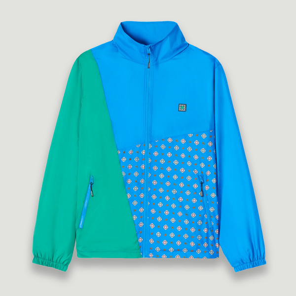 Kenzo Men's Medaillons Color Block Windbreaker Jacket