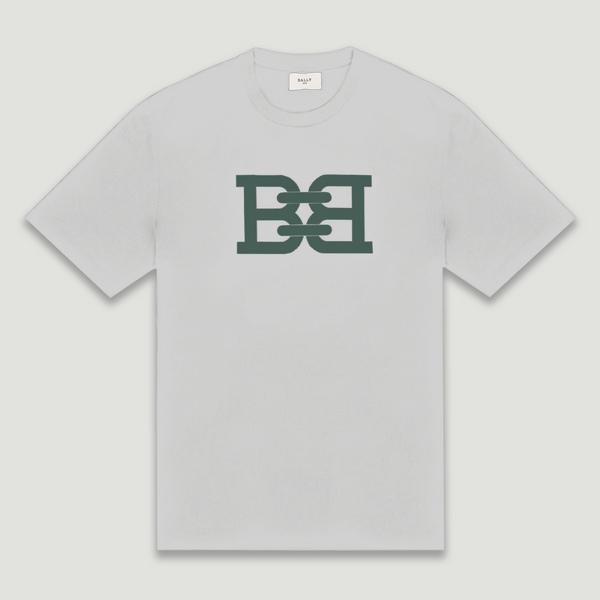 Bally Men's B-Chain Logo Cotton T-Shirt
