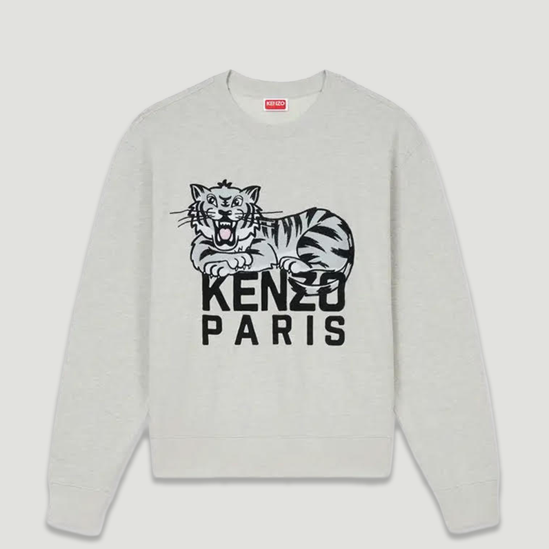 Kenzo Men's 'Happy Tiger' Embroidered Sweatshirt