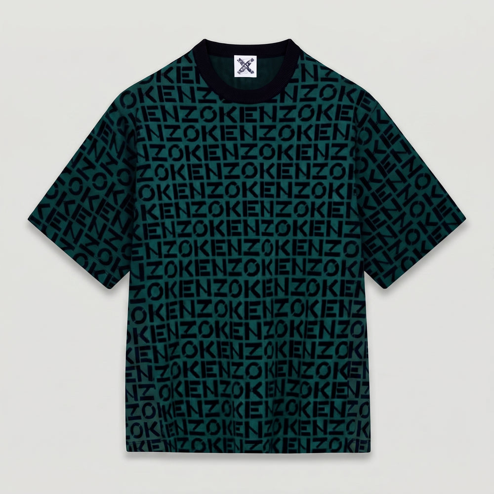 Kenzo Men's Sport Oversize Monogram Short Sleeve Jumper Sweater