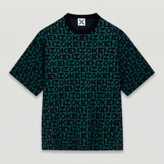 Kenzo Men's Sport Oversize Monogram Short Sleeve Jumper Sweater