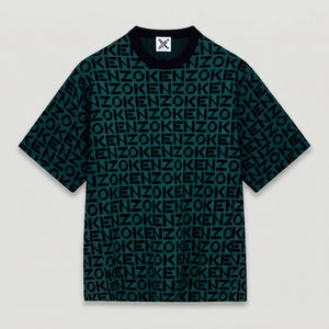 Kenzo Men's Sport Oversize Monogram Short Sleeve Jumper Sweater